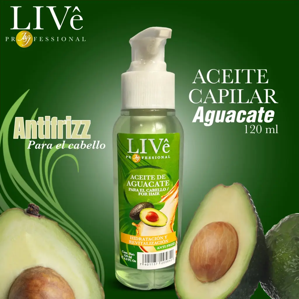 ACEITE CAPILAR LIVE 120 ML