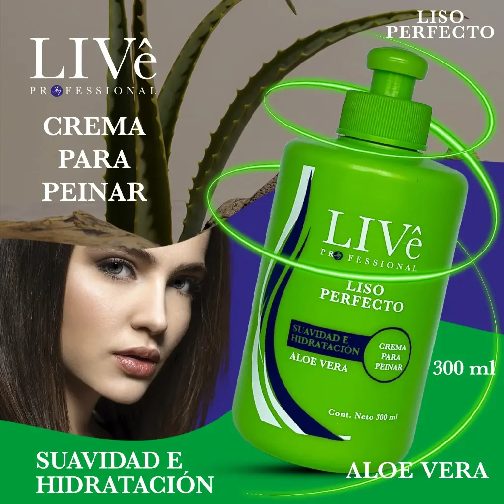 CREMA PARA PEINAR LIVE 300 ML