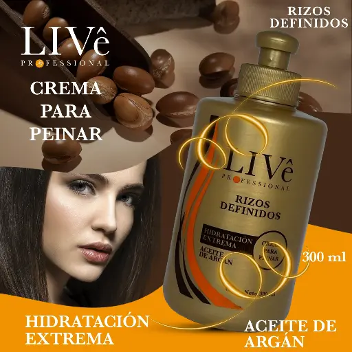 CREMA PARA PEINAR LIVE 300 ML