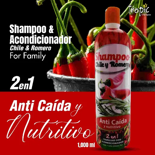 SHAMPOO TROPIC 1000 ML